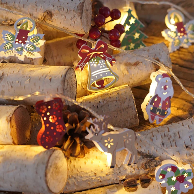 🎅 Hot Sale 49% OFF 🔥Santa Claus LED String Lights