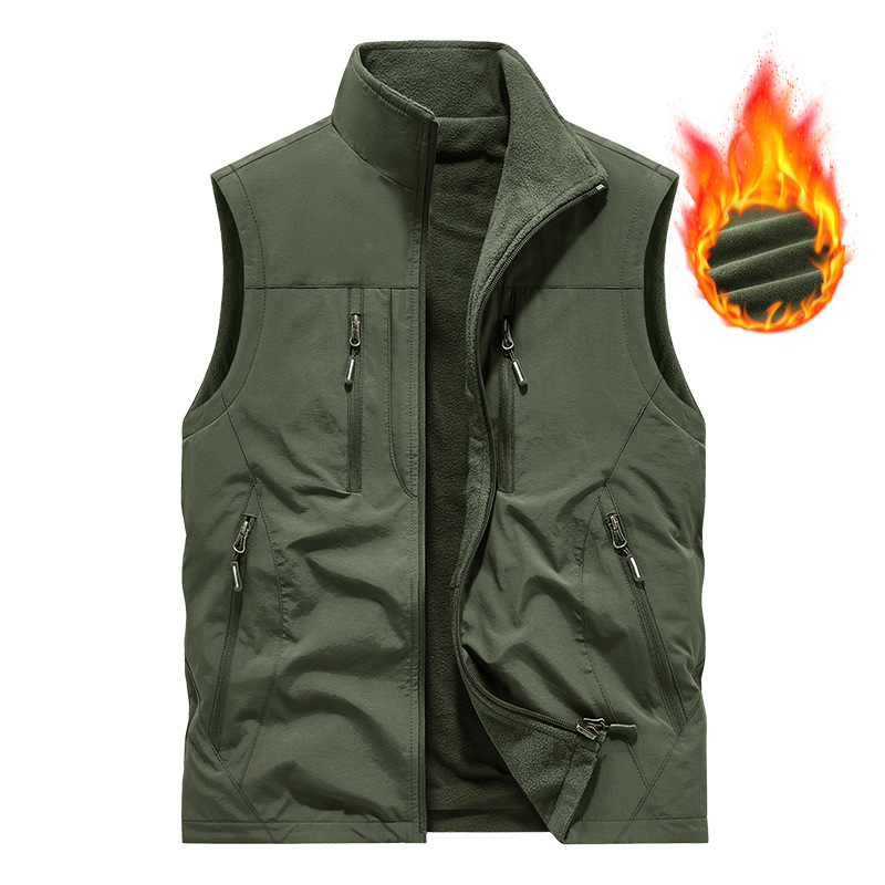 ⏰Limited Time Sale 50% OFF🔥🧥Men's Oversized Sleeveless Vest Jacket With Pockets