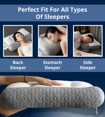 💕The Best Sleep Partner - Neck - relieving Pillow with Zoned Design