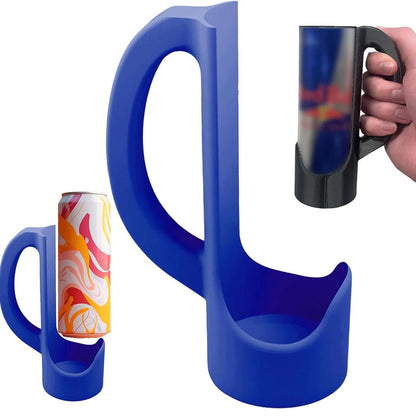 Slim Can Holder with Handle 2025 Upgrade Reusable Can Holders for Drinks Easy Drink Holder Sturdy Desgin for Easy Cleaning Perfect for Outdoor Events Parties Daily Use