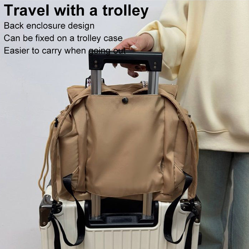 Multifunctional Travel Bag for Ladies - Doubles as a Stylish Backpack, Crossbody and Shoulder Bag, Boasts Great Storage