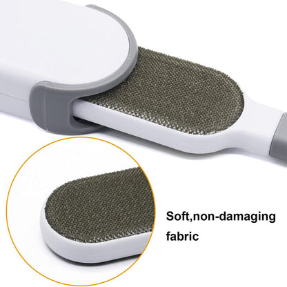 Linter Electrostatic Pet Hair Remover Brush Pet Skin Cleaning Brush Anti-Static Wool Cleaning Brush for Lint Remover Bed Sofa Clothes for Dog Cat