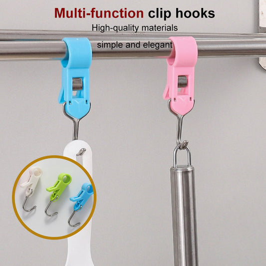 （4PCS）Kitchen Clips For Punch-free Fixing Hooks