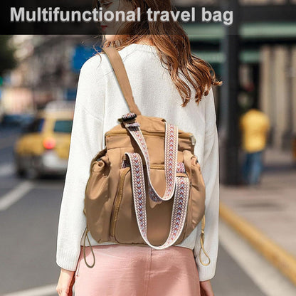Multifunctional Travel Bag for Ladies - Doubles as a Stylish Backpack, Crossbody and Shoulder Bag, Boasts Great Storage