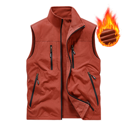 ⏰Limited Time Sale 50% OFF🔥🧥Men's Oversized Sleeveless Vest Jacket With Pockets