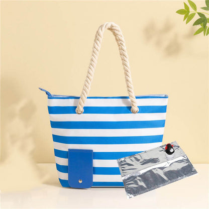 Wine Handbag Beach Wine Purse Wine Bag with Hidden Dispenser Beach Tote