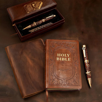🔥LAST DAY 49% OFF - ✝️ "God's Blessing" Bible Commemorative Pen🖋️