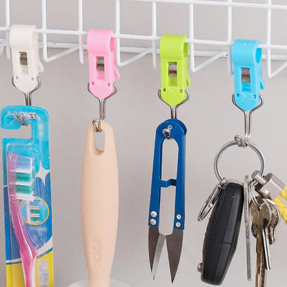 （4PCS）Kitchen Clips For Punch-free Fixing Hooks