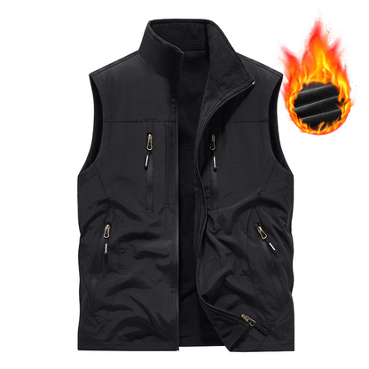 ⏰Limited Time Sale 50% OFF🔥🧥Men's Oversized Sleeveless Vest Jacket With Pockets