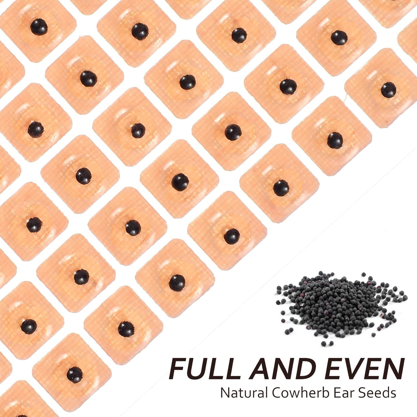 ROSENICE 600 Counts Acupuncture Vaccaria Ear Seeds