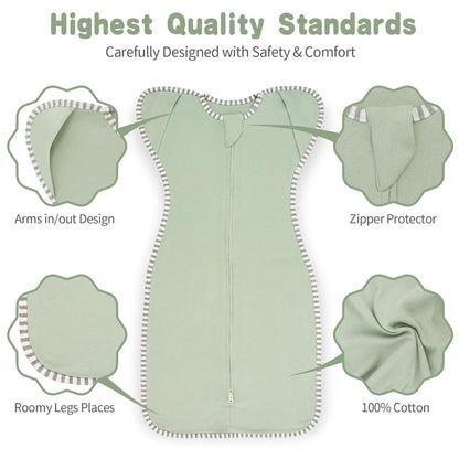 Baby Sleep Sack, Swaddle Up Swaddles for Newborns, Get Longer Sleeps, Snug Fit Helps Calm Startle Reflex