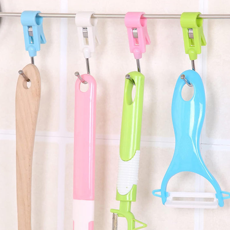 （4PCS）Kitchen Clips For Punch-free Fixing Hooks