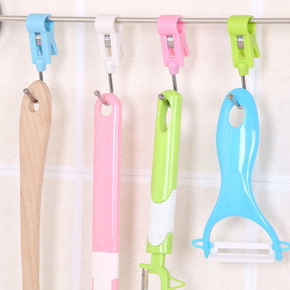 （4PCS）Kitchen Clips For Punch-free Fixing Hooks