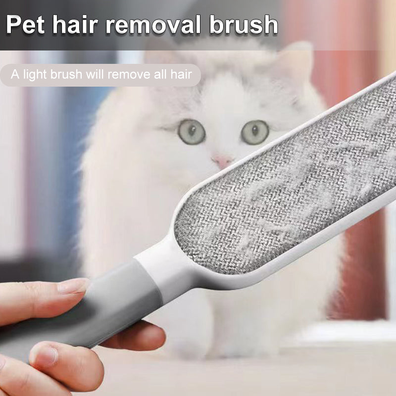 Linter Electrostatic Pet Hair Remover Brush Pet Skin Cleaning Brush Anti-Static Wool Cleaning Brush for Lint Remover Bed Sofa Clothes for Dog Cat