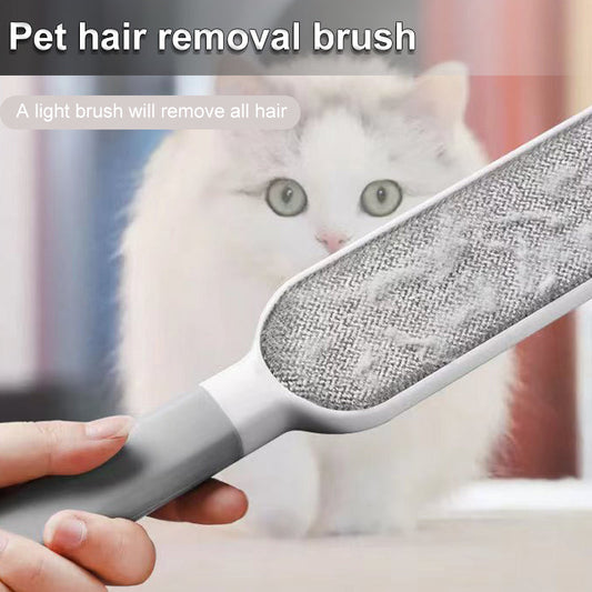 Linter Electrostatic Pet Hair Remover Brush Pet Skin Cleaning Brush Anti-Static Wool Cleaning Brush for Lint Remover Bed Sofa Clothes for Dog Cat