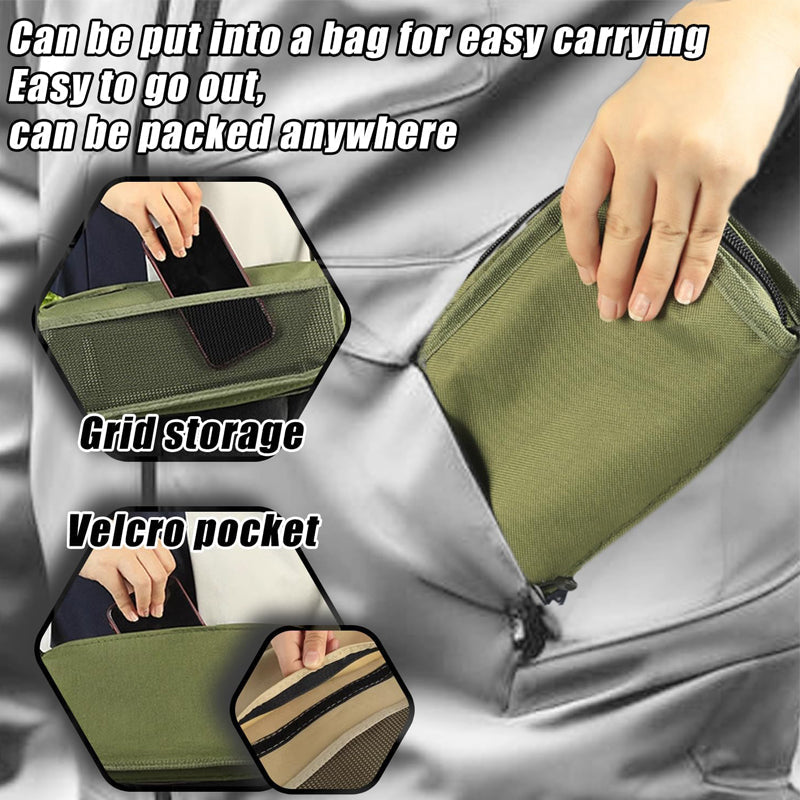 Foldable Backpack Stool, Portable Stool for Mountaineering and Hiking, Ultra-Light Compact Folding Camping Stool