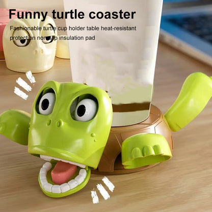 Funny Turtle Coasters Fashionable Turtle Cup Holders Table Heat-resistant Protection Non-slip Insulation Pads