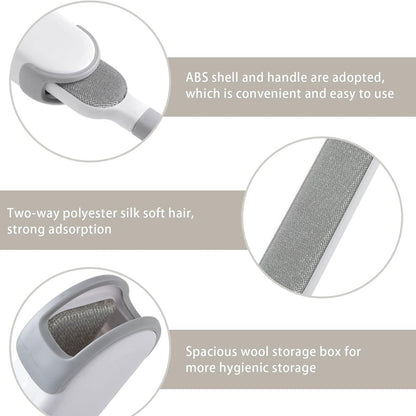 Linter Electrostatic Pet Hair Remover Brush Pet Skin Cleaning Brush Anti-Static Wool Cleaning Brush for Lint Remover Bed Sofa Clothes for Dog Cat