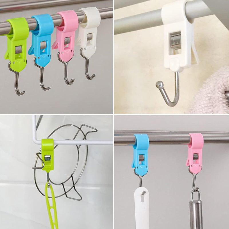 （4PCS）Kitchen Clips For Punch-free Fixing Hooks