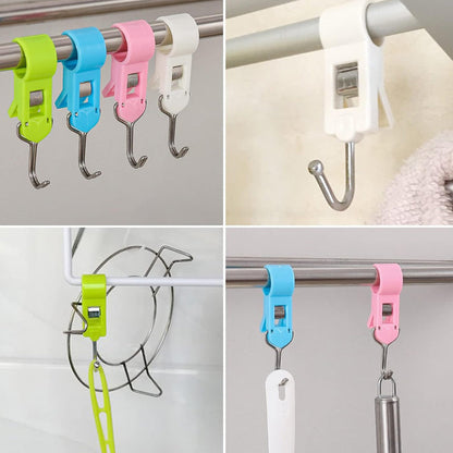 （4PCS）Kitchen Clips For Punch-free Fixing Hooks