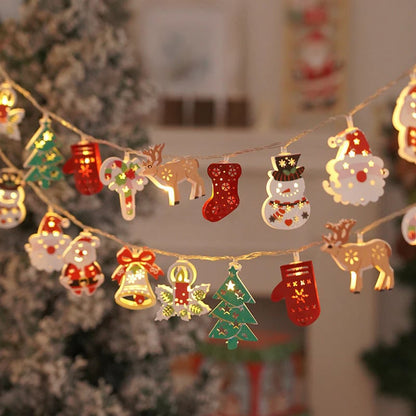 🎅 Hot Sale 49% OFF 🔥Santa Claus LED String Lights