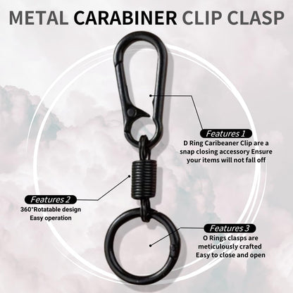 Car Keychain Bag Accessories Colorful Spring Keychain Pendant(4 Random Colors)