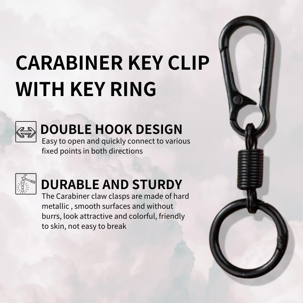 Car Keychain Bag Accessories Colorful Spring Keychain Pendant(4 Random Colors)