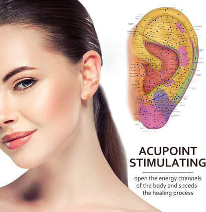 ROSENICE 600 Counts Acupuncture Vaccaria Ear Seeds