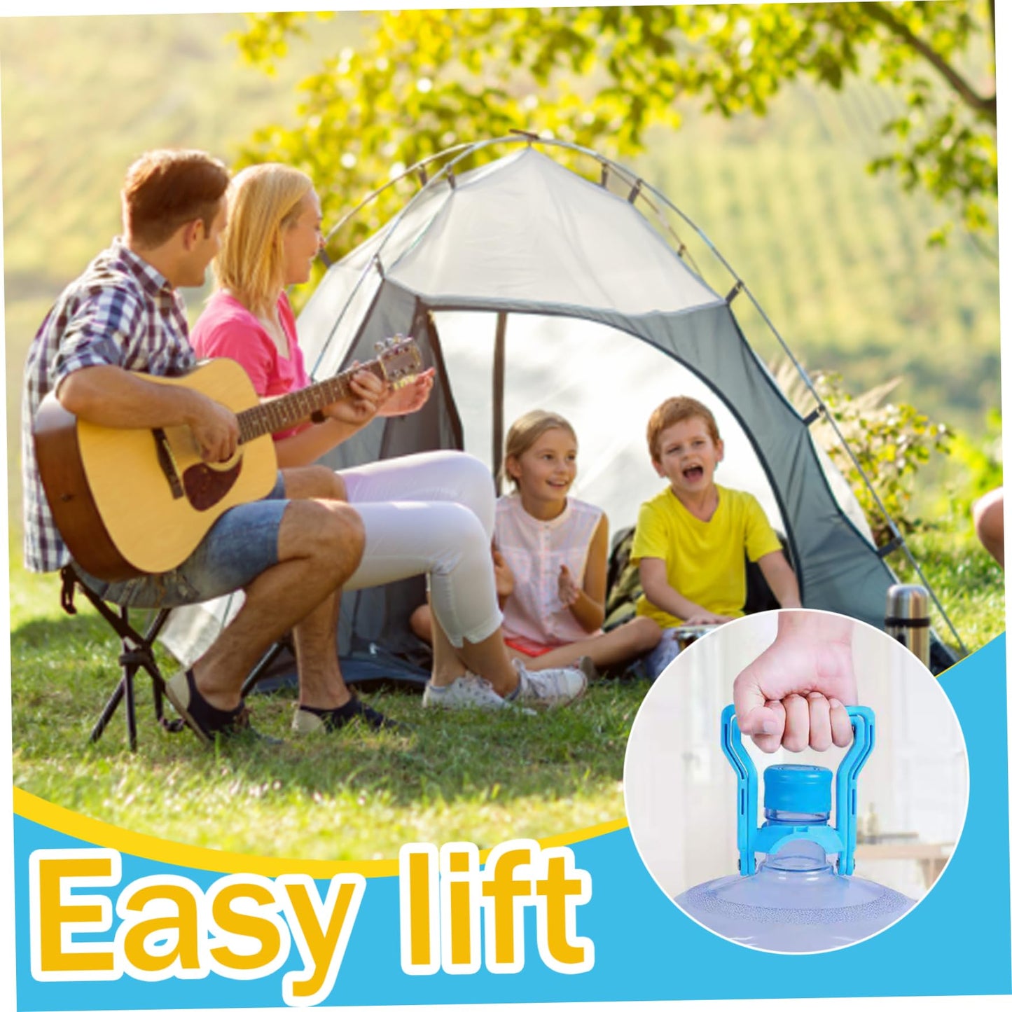 Drinking Water Bottle Holder, Water Bottle Handle, Reusable Equipment(2PCS)