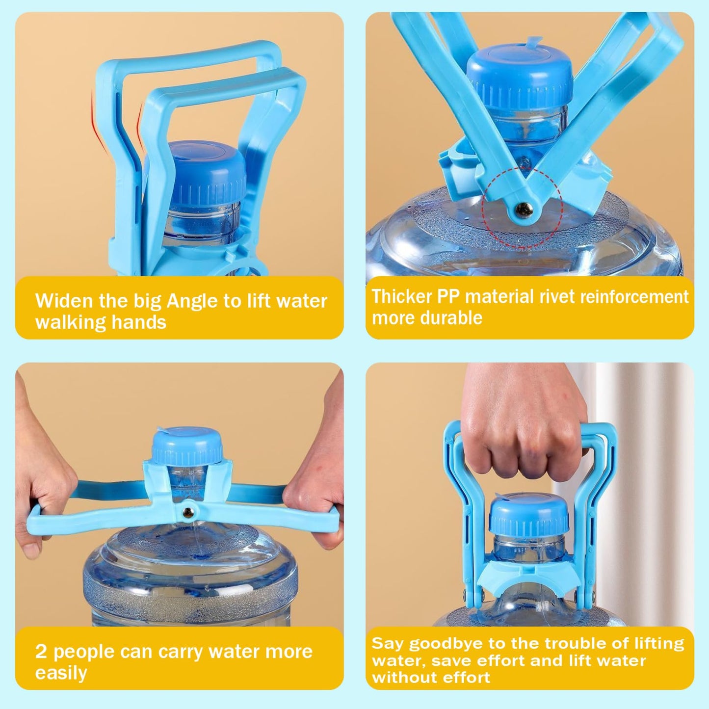 Drinking Water Bottle Holder, Water Bottle Handle, Reusable Equipment(2PCS)