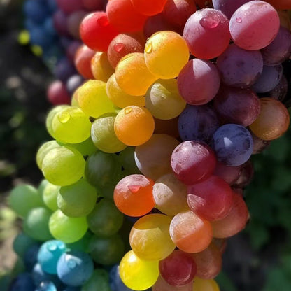 New Rare Rainbow Hybrid Grape Organic