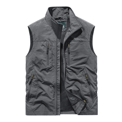 ⏰Limited Time Sale 50% OFF🔥🧥Men's Oversized Sleeveless Vest Jacket With Pockets
