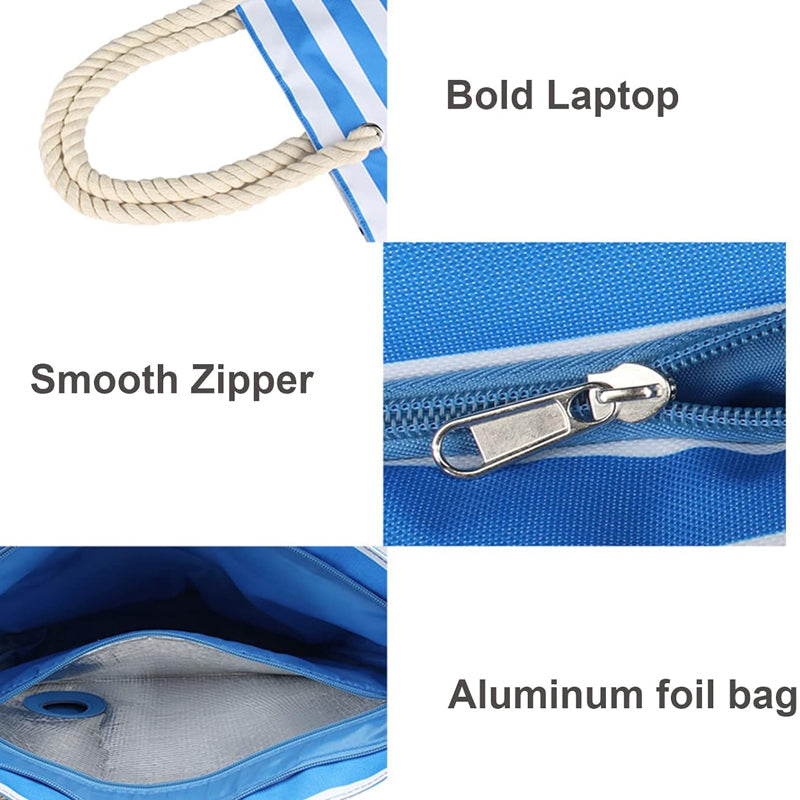 Wine Handbag Beach Wine Purse Wine Bag with Hidden Dispenser Beach Tote