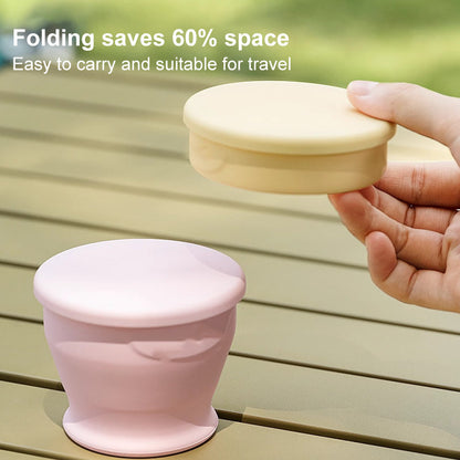 2025 New Large Capacity Silicone Folding Cup Portable Folding Water Cup