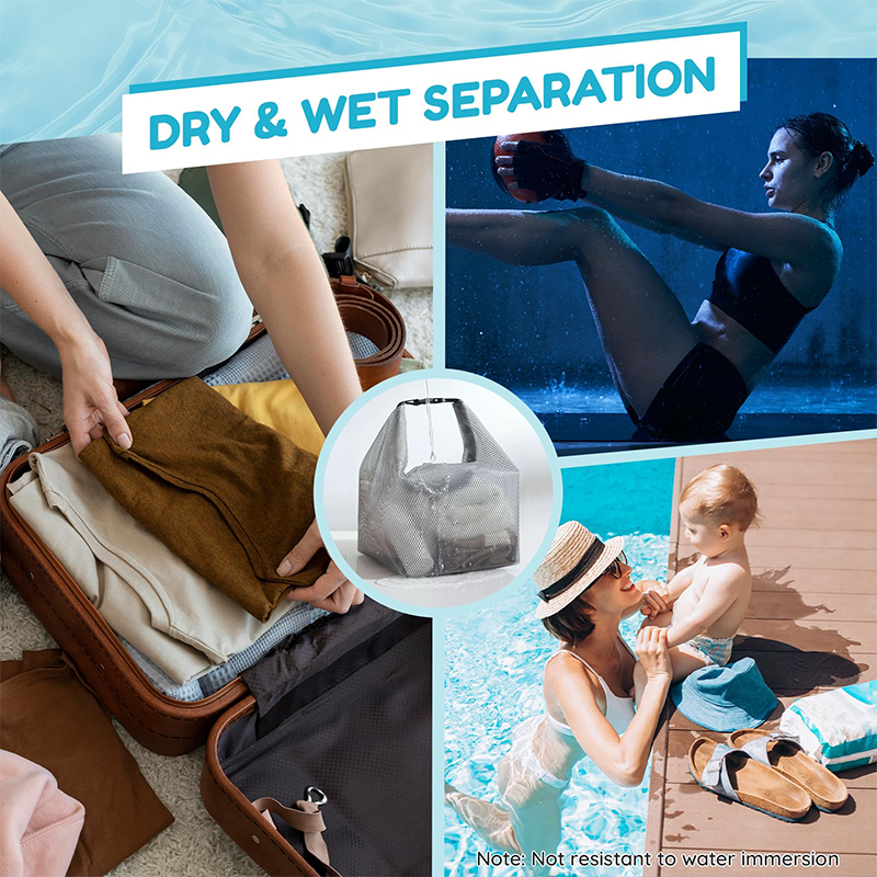 Waterproof Storage Bag Swimming Bag Large Capacity Travel Outdoor Fitness Dry Wet Separation Bag