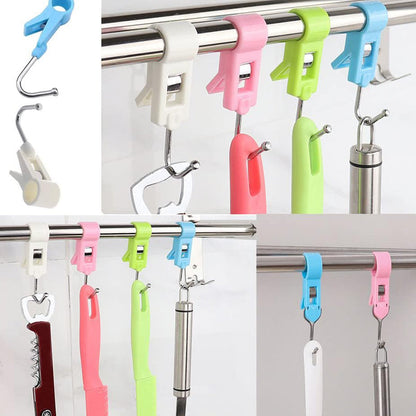 （4PCS）Kitchen Clips For Punch-free Fixing Hooks