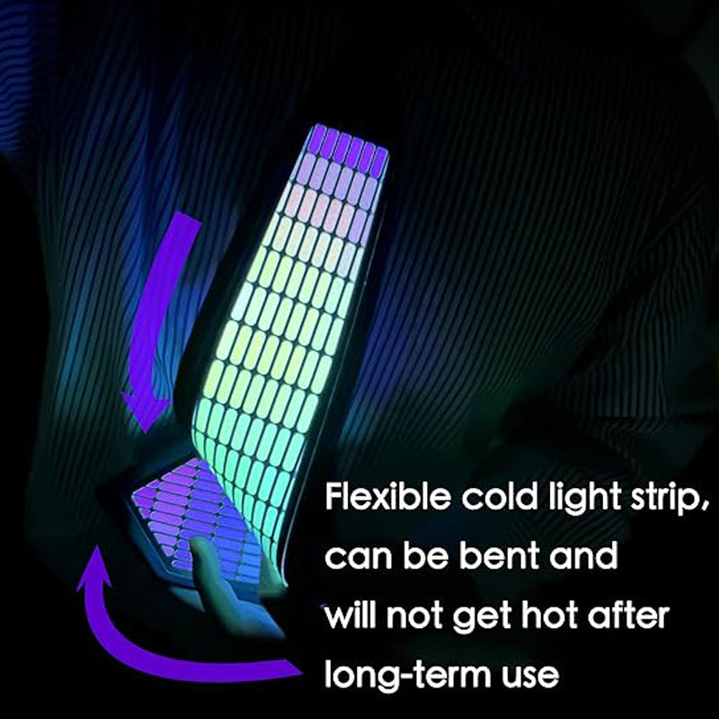 Sound Control Light Up Tie With Follow Music Flash Novelty Shining Ties For Men,Women DJ,Parties,Bars and Mardi Gras