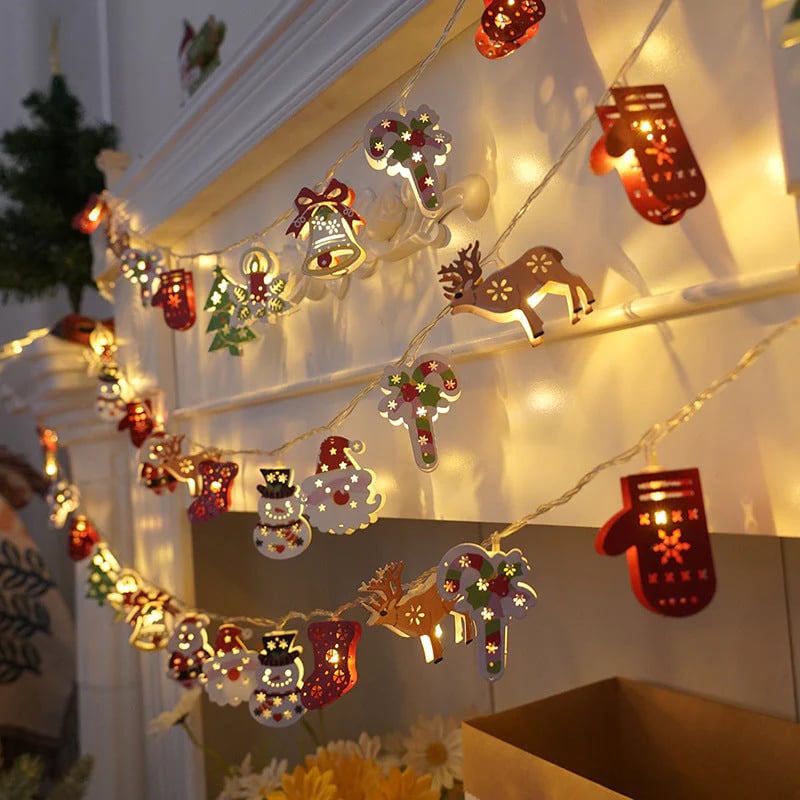🎅 Hot Sale 49% OFF 🔥Santa Claus LED String Lights