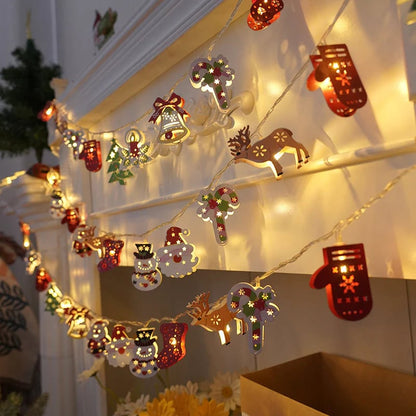 🎅 Hot Sale 49% OFF 🔥Santa Claus LED String Lights