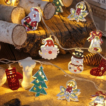 🎅 Hot Sale 49% OFF 🔥Santa Claus LED String Lights