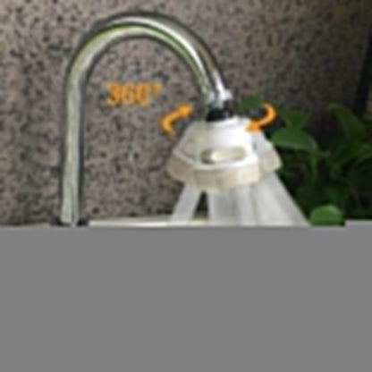 360-degree rotatable connection nozzles for faucets, ABS, or metal