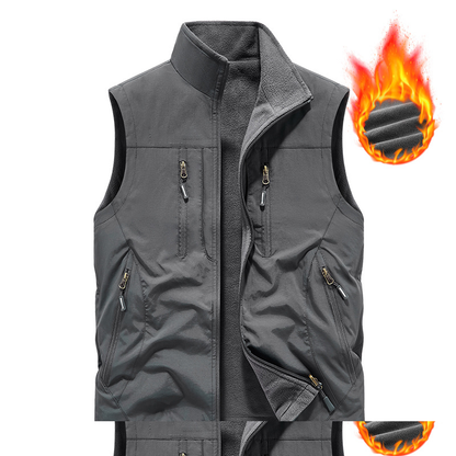 ⏰Limited Time Sale 50% OFF🔥🧥Men's Oversized Sleeveless Vest Jacket With Pockets