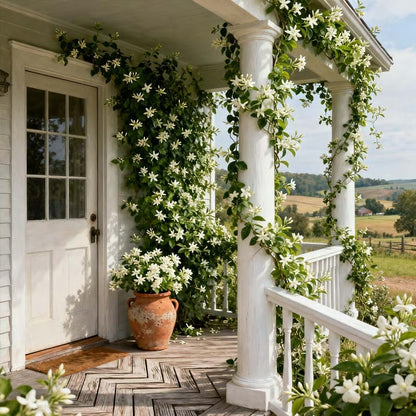 🏆 75K+ SOLD🌿❄️ Midnight Perfume Jasmine Seeds – Winter Planting, Perennial Blooms & Fragrant Garden Elegance 🌸