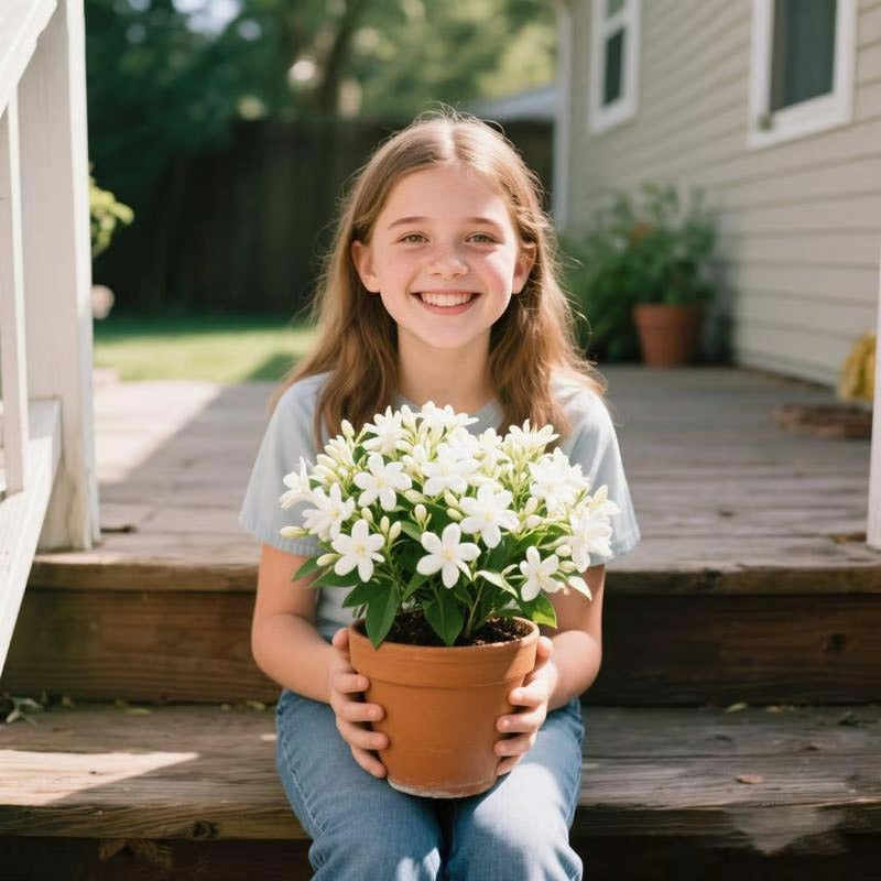 🏆 75K+ SOLD🌿❄️ Midnight Perfume Jasmine Seeds – Winter Planting, Perennial Blooms & Fragrant Garden Elegance 🌸